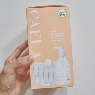 카엘라 락토 다마스크 로즈 여성청결제 젤 기획세트 — 5점을 준 리뷰어가 2023년 6월 올린 사용 사진