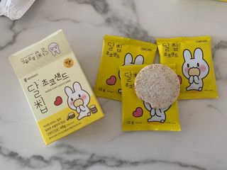 네이처오다 달칩 초코샌드 — 5점을 준 리뷰어가 2021년 2월 올린 사용 사진