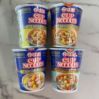 NISSIN 닛신 컵누들  4종 - 씨푸드오리지날, 씨푸드 스파이시, 씨푸드 커리, 씨푸드 XO소스 — 5점을 준 리뷰어가 2022년 4월 올린 사용 사진