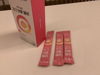 [인디닥터] 면역 생생 핑크 이뮨 젤리 — 5점을 준 리뷰어가 2022년 6월 올린 사용 사진