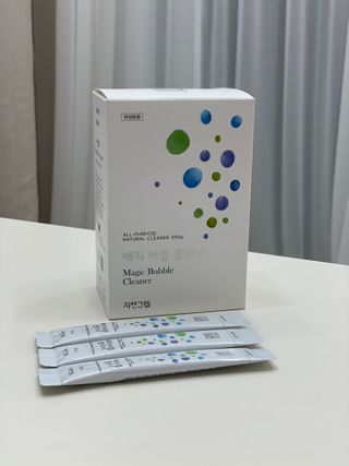 자연그램 매직버블클리너 스틱형 30포 — 4.5점을 준 리뷰어가 2021년 2월 올린 사용 사진