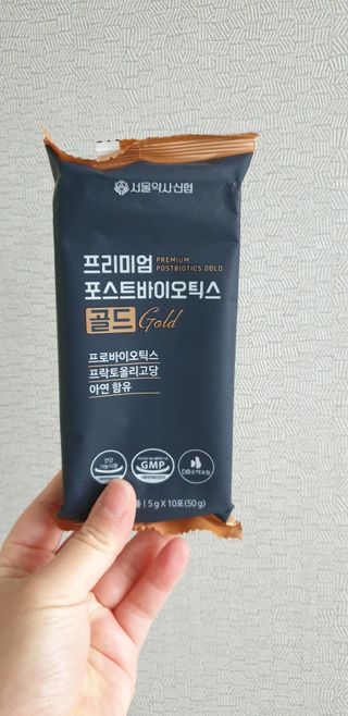 서울약사신협_프리미엄포스트바이오틱스골드_5g x 50포 — 5점을 준 리뷰어가 2021년 1월 올린 사용 사진