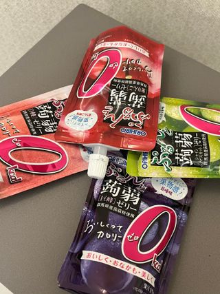 ORIHIRO 오리히로 곤약젤리 제로칼로리 130g 4종 4팩(맛별로 1팩씩) — 5점을 준 리뷰어가 2023년 3월 올린 사용 사진