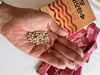 광동생활건강 [풍성한 자신감의 비결] 광동 효모 비오틴 플러스 — 5점을 준 리뷰어가 2023년 10월 올린 사용 사진