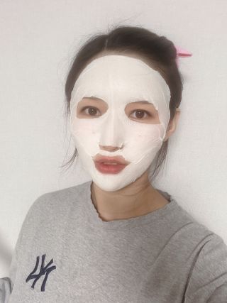 아이디플라코스메틱 페이스핏 플라스터 마스크 _ 리뉴얼 — 5점을 준 리뷰어가 2022년 4월 올린 사용 사진