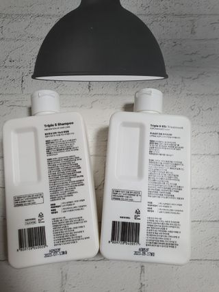 트리플에스 탈모 샴푸 275ml + 실크 트리트먼트 275ml — 5점을 준 리뷰어가 2021년 4월 올린 사용 사진