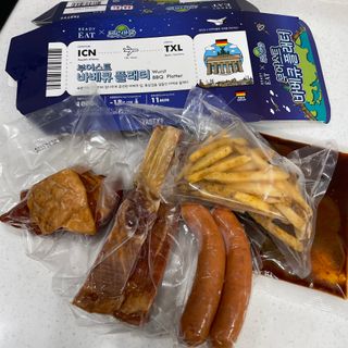 [테이스티나인] [레디잇x부루마불] 부어스트 바베큐 플래터 1000g — 4점을 준 리뷰어가 2022년 4월 올린 사용 사진