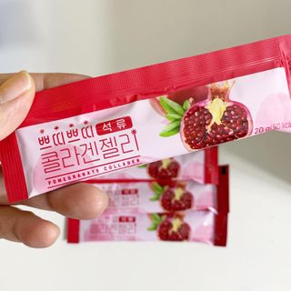 헬스업_쁘띠쁘띠석류콜라겐젤리_20g x 14포 — 5점을 준 리뷰어가 2021년 2월 올린 사용 사진