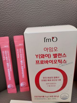 [질 유래 특허 유산균] 아임오 이너밸런스 프로바이오틱스 1박스 [30포] — 5점을 준 리뷰어가 2023년 3월 올린 사용 사진
