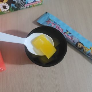 다나음 셀렌에 빠진 아연면역젤리 열대과일맛+사과맛 — 5점을 준 리뷰어가 2023년 6월 올린 사용 사진