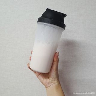 뉴트리션팩토리 닥터큐어 프리미엄쉐이크 다이어트쉐이크 — 5점을 준 리뷰어가 2021년 9월 올린 사용 사진