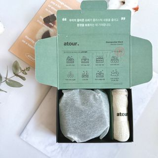 free [아토르] 9종 임상완료 아토르 다름 샴푸바_블랙  프리미엄 두피 케어 샴푸바 — 5점을 준 리뷰어가 2024년 5월 올린 사용 사진