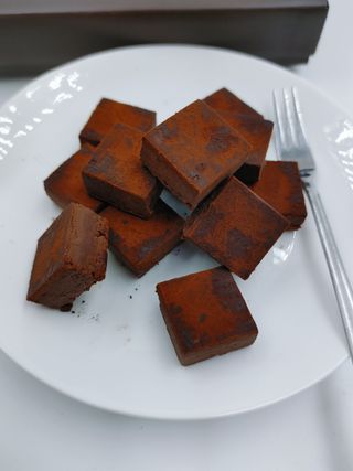 연말/새해선물 동물성 지방 NO 맛있는 비건 생초콜릿 카카올라다크 생초콜릿 — 5점을 준 리뷰어가 2021년 10월 올린 사용 사진