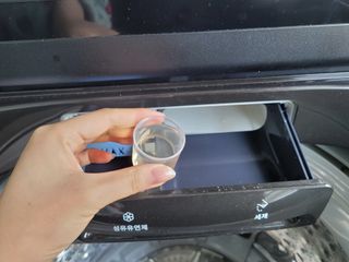 라라앤모어 유아 액체세제+세탁기클리너 — 5점을 준 리뷰어가 2022년 3월 올린 사용 사진