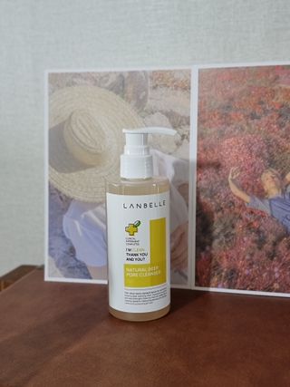 랑벨 내츄럴 딥 포어 클렌저 210ml (저자극 약산성 천연 클렌징 젤) — 5점을 준 리뷰어가 2022년 4월 올린 사용 사진