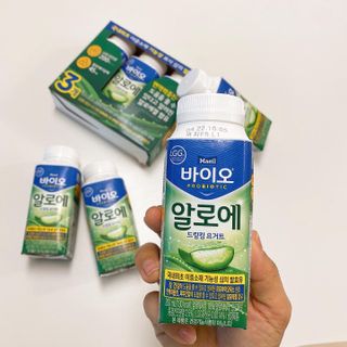 LIVE 매일바이오 알로에 드링킹 요거트 — 5점을 준 리뷰어가 2022년 4월 올린 사용 사진