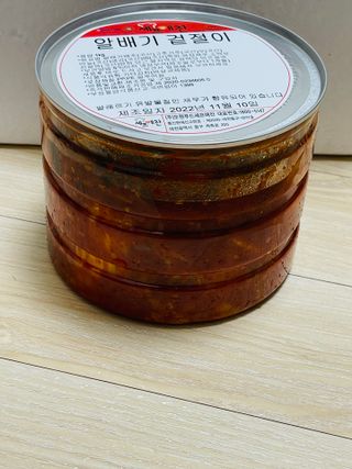 셰프애찬 알배기 겉절이 김치 1kg — 5점을 준 리뷰어가 2022년 11월 올린 사용 사진