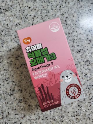 앙팡 츄어블 식물성 오메가3 1000mg x 80캡슐 — 4점을 준 리뷰어가 2022년 10월 올린 사용 사진