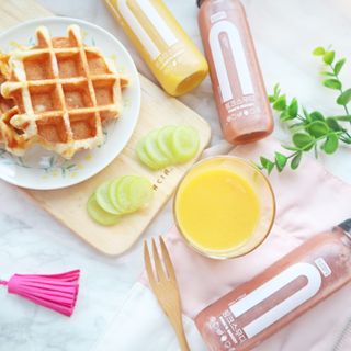 BLENDY'S 핑크 스무디+블론디 스무디 — 5점을 준 리뷰어가 2021년 9월 올린 사용 사진