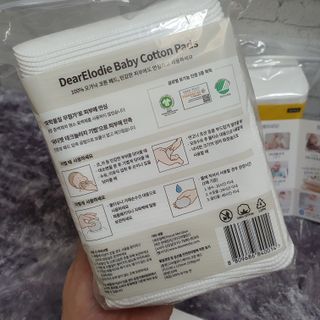 디어엘로디 프리미엄 유기농 유아 솜티슈 60매  2 + 1 PACK — 5점을 준 리뷰어가 2021년 3월 올린 사용 사진