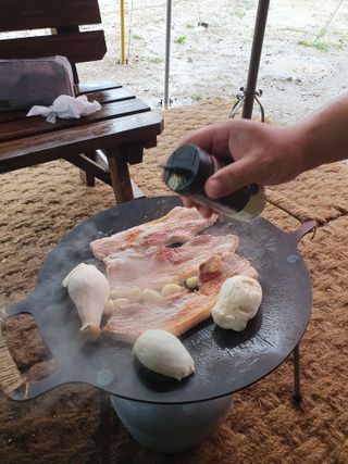우주쿡 천연조미료 고메 프리미엄 시즈닝 6종 택1 청양고추+ /대파 /깻잎 /마늘 /생강 /표고버섯 — 5점을 준 리뷰어가 2021년 8월 올린 사용 사진