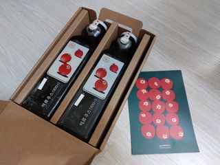 [바이윙클] 페르시아 유기농 석류 착즙주스 750ml 2병 + 선물박스 세트 — 5점을 준 리뷰어가 2022년 3월 올린 사용 사진