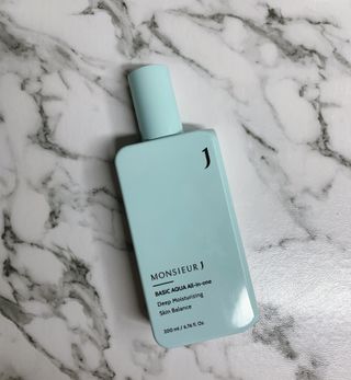 [정우성 올인원] 무슈제이 베이직 아쿠아 올인원 / 남자 화장품 브랜드 — 5점을 준 리뷰어가 2021년 3월 올린 사용 사진