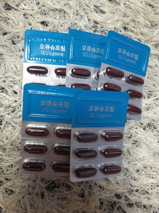 뉴트리션팩토리 비타프렙 오큐슈프림 루테인 오메가3 1050mg — 5점을 준 리뷰어가 2021년 6월 올린 사용 사진