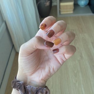 데싱디바 매직프레스 레귤러 스퀘어_6종 중 택 1 — 5점을 준 리뷰어가 2021년 9월 올린 사용 사진
