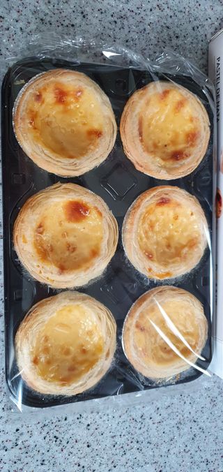 디앙뜨 포르투갈 에그타르트 오리지널 맛+패션후르츠+초콜릿타르트 맛 중 택1 — 5점을 준 리뷰어가 2021년 8월 올린 사용 사진