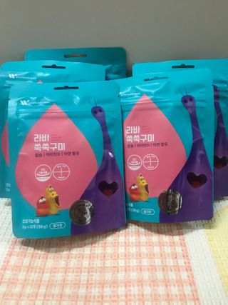 푸름웰니스 라바 쑥쑥구미 36g — 5점을 준 리뷰어가 2022년 2월 올린 사용 사진