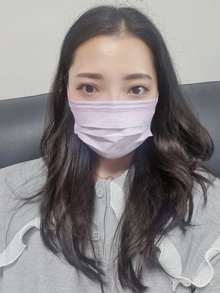 에어에이드 컬러 덴탈 마스크 — 5점을 준 리뷰어가 2021년 8월 올린 사용 사진