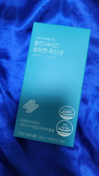 클린24시간 슬림앤유산균 1박스 (3.5g X 15포) — 4.5점을 준 리뷰어가 2022년 7월 올린 사용 사진