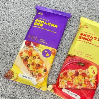 브라잇벨리 비건피자 [노밋피자알로하 & 노밋피자포테이토] 2가지맛 — 5점을 준 리뷰어가 2022년 7월 올린 사용 사진