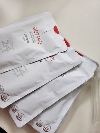 클린24시간 1BOX(5포) + 전용보틀(500ml) — 5점을 준 리뷰어가 2023년 6월 올린 사용 사진