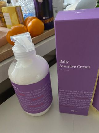 빅그린 베이비라인 3종세트 - 샴푸앤바디워시500ml,올인원로션500ml,바디크림170ml — 5점을 준 리뷰어가 2022년 11월 올린 사용 사진