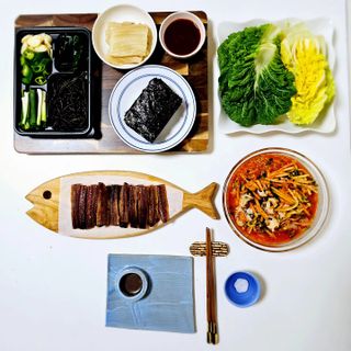 마라도푸드 포항 구룡포 햇 과메기 야채세트 마라도회식당 꽁치 — 5점을 준 리뷰어가 2023년 11월 올린 사용 사진