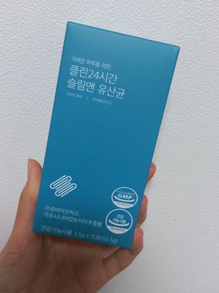 클린24시간 슬림앤유산균 1박스 (3.5g X 15포) — 5점을 준 리뷰어가 2022년 8월 올린 사용 사진