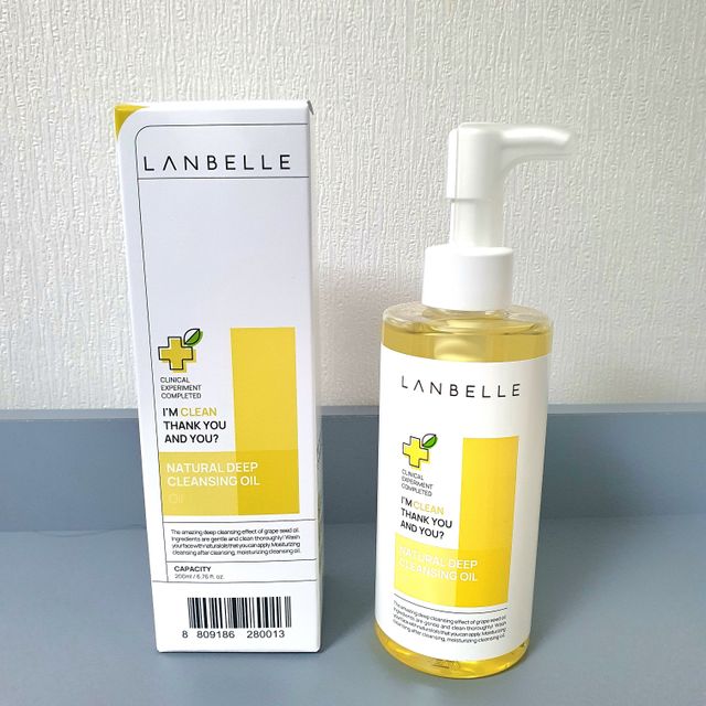 랑벨 내츄럴 딥 클렌징 오일 200ml (저자극 약산성 천연 클렌징) 리뷰 사진