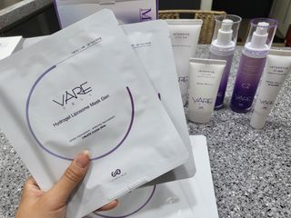 바르셀 저분자피쉬콜라겐 콜라겐마스크팩 안면마스크 수분팩  리포좀 하이드로겔 마스크젠 [5매] — 5점을 준 리뷰어가 2021년 11월 올린 사용 사진