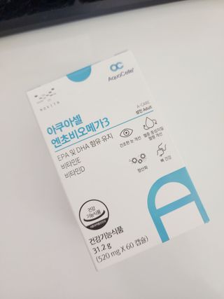 메디포스트 모비타 아쿠아셀 엔초비오메가3 60캡슐 — 5점을 준 리뷰어가 2023년 1월 올린 사용 사진