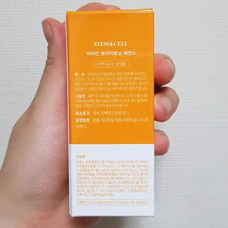 체르엠 스템앤셀 비타민 브라이트닝 에센스 30ml 1개 — 5점을 준 리뷰어가 2021년 10월 올린 사용 사진