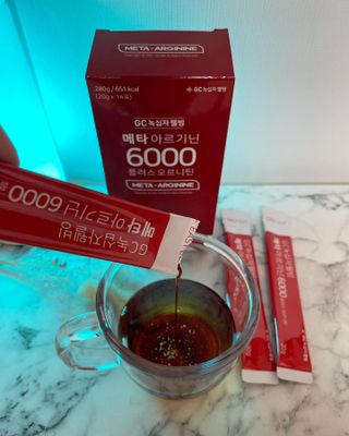 메타아르기닌 GC녹십자웰빙 메타 아르기닌 6000 플러스 오르니틴 — 4점을 준 리뷰어가 2022년 11월 올린 사용 사진