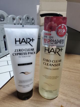 헤어플러스 제로클리어 샴푸 500ml, 두피팩 210ml 2종SET — 5점을 준 리뷰어가 2021년 3월 올린 사용 사진