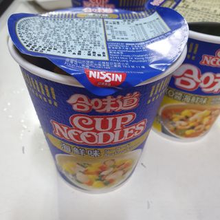 NISSIN 닛신 컵누들  4종 - 씨푸드오리지날, 씨푸드 스파이시, 씨푸드 커리, 씨푸드 XO소스 — 5점을 준 리뷰어가 2021년 12월 올린 사용 사진
