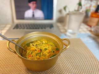 NISSIN 닛신 컵누들  4종 - 씨푸드오리지날, 씨푸드 스파이시, 씨푸드 커리, 씨푸드 XO소스 — 5점을 준 리뷰어가 2022년 1월 올린 사용 사진