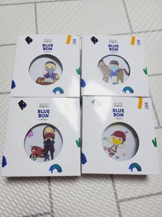 [블루 본 아이노우] 유아용 컬러마스크 40 PCS SET 2중 택 1 — 5점을 준 리뷰어가 2021년 4월 올린 사용 사진