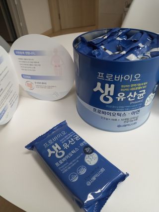 서울약사신협_프로바이오생유산균_2.5G x 100포 — 5점을 준 리뷰어가 2021년 4월 올린 사용 사진