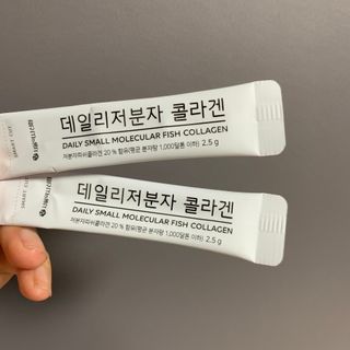 서울약사신협_데일리저분자콜라겐_2.5g x 100포 — 5점을 준 리뷰어가 2021년 5월 올린 사용 사진