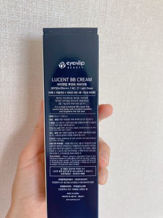 아이앤립 / EYENLIP 아이앤립 루센트 비비크림 2 Color — 5점을 준 리뷰어가 2021년 5월 올린 사용 사진